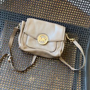 Michael Kors Taupe Crossbody bag